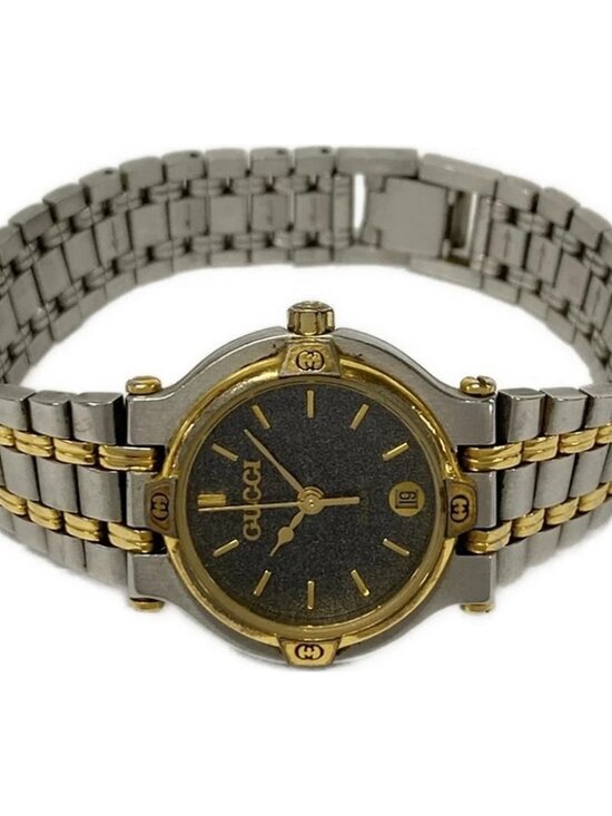 GUCCI - 9000L 0****** Silver Gold Women\'s Wrist Watch main image 4